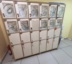 Кровать в 8-местном общем мужском номере (без окна) в Сити-В