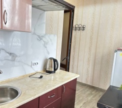 Апартаменты с мини-кухней и мини-террасой в Хижина счастья