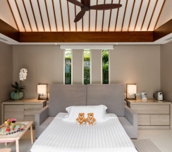 Двухместная вилла Pool Grand Reserve двуспальная кровать в Отель Santiburi Koh Samui