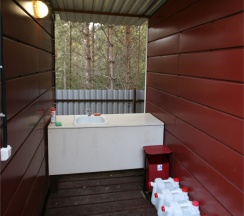 Домик кубо-бочка (семейный) в GreenCamping