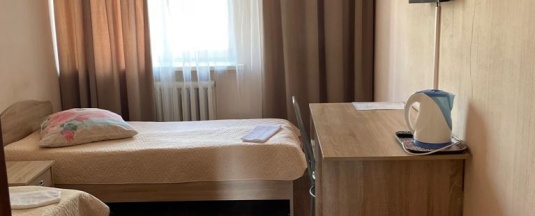 Номер эконом с 2 односпальными кроватями в Медвежонок