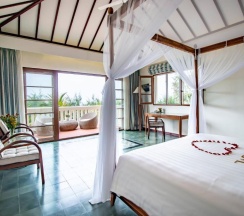 Двухместный номер Deluxe с видом на сад двуспальная кровать в Cassia Cottage Resort and Spa
