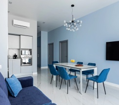 Апартаменты Premium с 2 комнатами с видом на море в Комплекс апартаментов "Apartments Premium" (второй корпус)