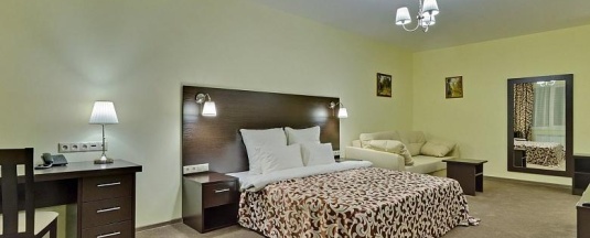 Комната стандарт с 1 двуспальной кроватью в Gorki apartments Domodedovo