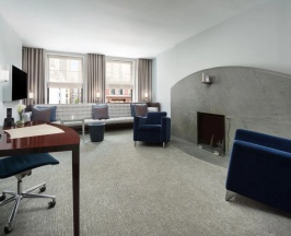 Двухместный люкс Alcove с видом на город двуспальная кровать в Royalton New York
