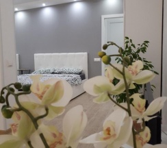 Комната комфорт с 2 двуспальными кроватями в Президент