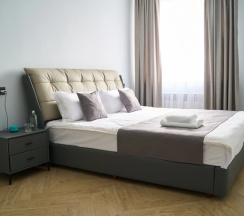 Апартаменты c 1 комнатой с балконом в Kareff