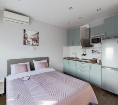 Garden - 3х местные апартаменты-студия у Ботанического сада (9 этаж) в Smart Lofts Moscow