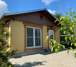 Коттедж с камином и сауной в Yellow Stars Inn