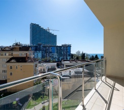 Двухкомнатный DeLuxe с одной спальней (6 этаж) в Real Apartments Sochi