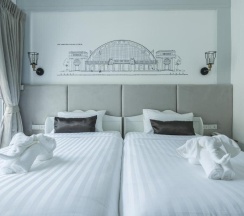 Двухместный номер Deluxe с балконом 2 отдельные кровати в White Ivory Bed & Breakfast