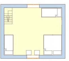 Коттедж № 16 (4 Гостя с доп.местом 5 Гостей) в Литвиново