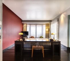 Двухместный полулюкс двуспальная кровать в LoogChoob Homestay