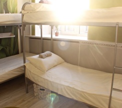 Кровать в общем номере в Head Hostel