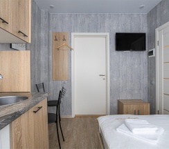 Небольшой двухместный номер с 1 кроватью в На Пушкинской