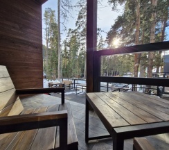 Апартамент-студия с террасой на 1 этаже в Les Apart