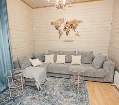 Люкс с 2 комнатами с балконом и с видом на горы в Форельное