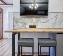 Студия четырёхместная с мини-кухней и балконом в Астра де Роза