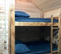 Шале 3. Четырехместный номер комфорт с видом на горы в Белый волк