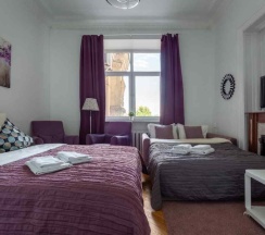 Стандарт с двумя спальнями и камином в Апартаменты IZBA