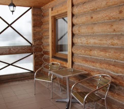 Двухместный полулюкс с балконом и с красивым видом из окна двуспальная кровать в Стромынка