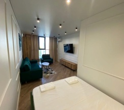  Однокомнатные апартаменты Люкс с кухней и балконом в Colden beach