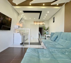 1-комнатные апартаменты студия Сочи, ул. Несебрская 14 в Deluxe apartments