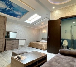 Улучшенный номер с двуспальной кроватью в Uragi