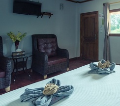 Двухместный номер Deluxe с балконом двуспальная кровать в Lipe Village Resort