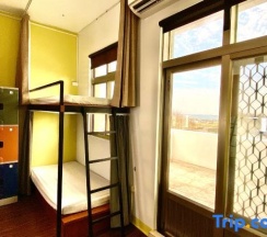 Кровать в общем номере (мужской номер) в Bayhouse Hostel Penghu