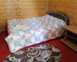 Шале эконом с 1 двуспальной кроватью в Стрелинка