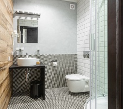 Стандартный двухместный номер на мансардном этаже. в Key hotel
