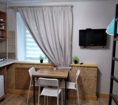 1-комнатные апартаменты студия с двухъярусной кроватью #2 в Easy Studio на улице Пушкинская