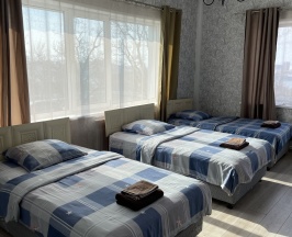 Полулюкс с тремя кроватями в Villa santarina