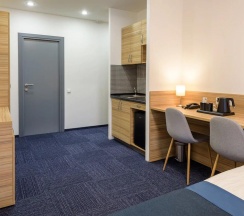 Номер студия с 2 односпальными кроватями в Odoyev. Sky