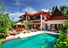 Вилла Luxury с 4 комнатами beachfront в Shiva Samui