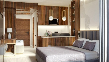 Номер студия с 1 двуспальной кроватью в Marine Garden Sochi Hotels and SPA by Zont Hotel Group