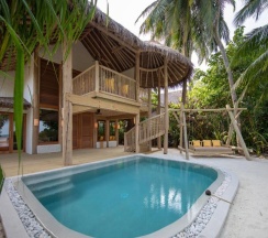 Двухместный люкс With Pool Crusoe двуспальная кровать в Soneva Fushi