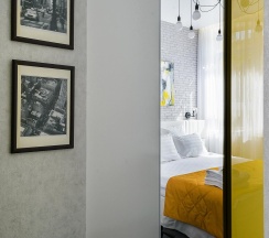 Комната стандарт с 1 двуспальной кроватью в Hotel design style