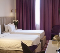 Двухместный номер Standard с красивым видом из окна 2 отдельные кровати в Orient Hotel Bishkek (Ориент отель Бишкек)