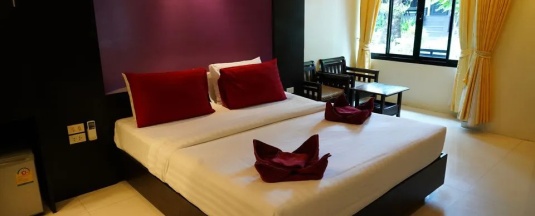 Двухместная Garden вилла двуспальная кровать в Silversand Resort