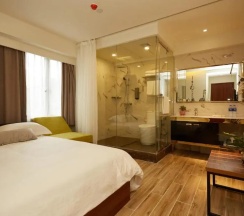Двухместный номер No Window (двуспальная кровать) в Meego Qingwen Hotel