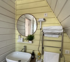 Участок с домиком "Репа" А-фрейм категории стандарт в Ланьдиво