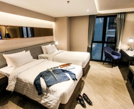Двухместный номер Deluxe (2 отдельные кровати) в Vince Hotel Pratunam