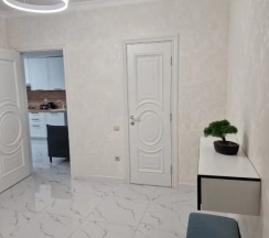 Двухместные апартаменты c 1 комнатой с видом на город (двуспальная кровать) в Апартаменты Flatirini на Братьев Темировых 69/3
