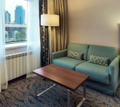 Двухместный номер Deluxe двуспальная кровать в Hilton Garden Inn Astana