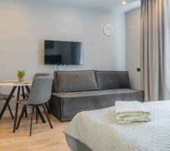 Семейная студия в 3 минутах от метро и вокзала в SalutApart 2W Энергетиков 2/2