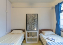 Двухместный номер Standard 2 отдельные кровати в Moong Samyan Hostel and Gallery