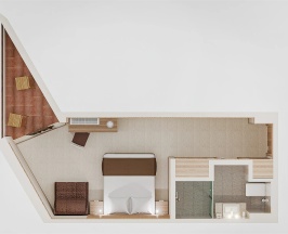 Standart 2-местный 1-комнатный. в Alean Family Biarritz