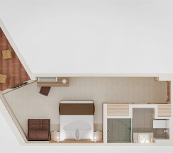 Standart 2-местный 1-комнатный. в Alean Family Biarritz